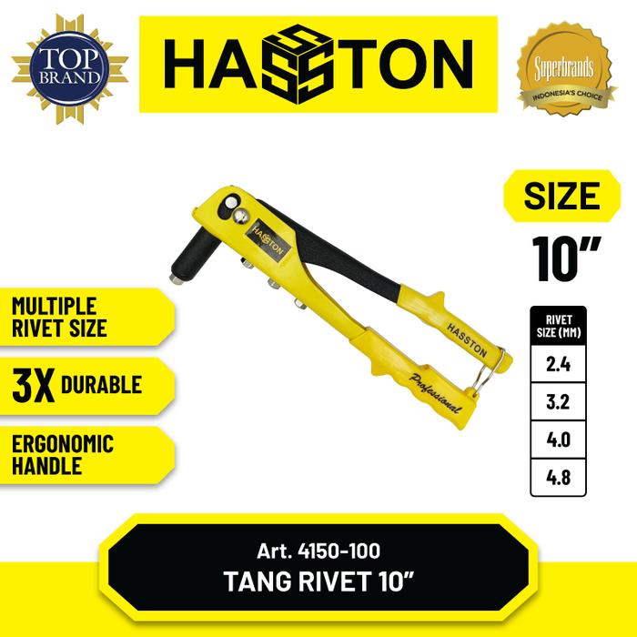 Gambar Hasston Tang Rivet Profesional 10" / Hand Riveter (4150-100) dari Hasston Tools undefined Tokopedia