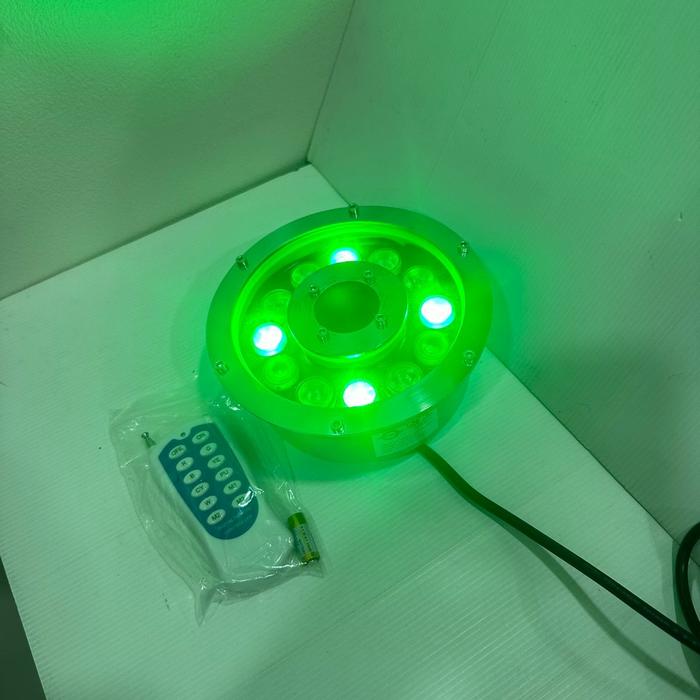 Gambar Lampu Led Kolam Air Mancur 12 Watt / 12W RGB Warna Warni Fountain 24V - 12Mata Otomatis dari Kota Terang undefined 5 Tokopedia