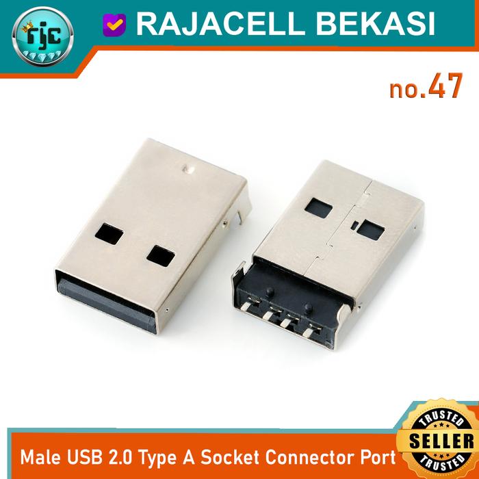 Gambar Konektor Soket USB Male type A USB 2.0 3.0 Socket Connector Port - No.47 dari Rajacell Bekasi undefined Tokopedia