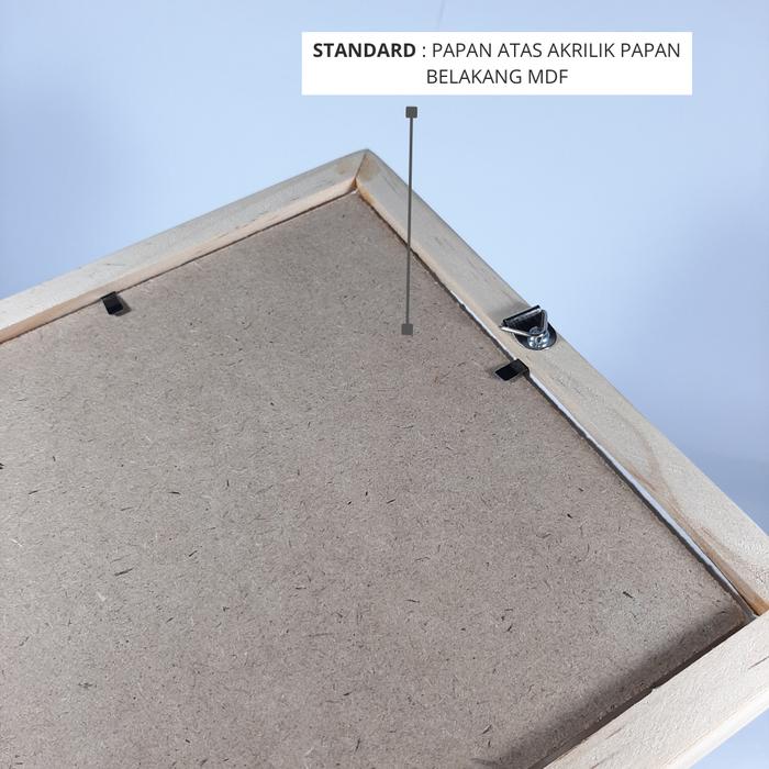 Gambar Bingkai Foto 3D A3 Bingkai Kayu - Frame Foto Dekorasi Rumah Minimalis - Standard dari Woodever Indonesia undefined Tokopedia