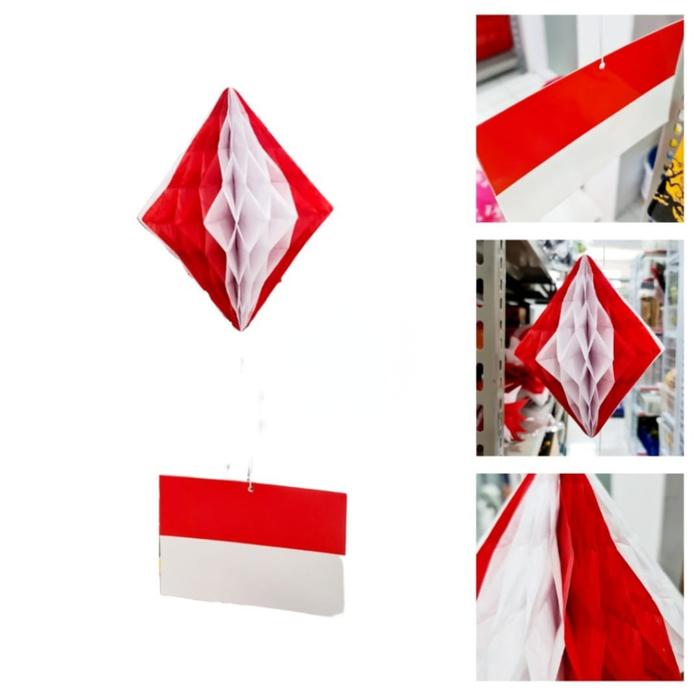 Gambar Paper Fan Bendera Merah Putih Dekorasi Kertas Lipat 17 Agustus Aksesories Hari Kemerdekaan Murah Grosir - HT25 25CM DIAMO dari MadisonShop Kota Administrasi Jakarta Barat Tokopedia
