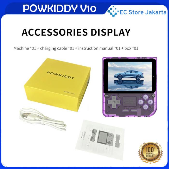 Gambar POWKIDDY V10 Retro Handheld Video Game Console Classic PS1 PSP Portable Mini - Clear Purple, 64GB dari EC Store Jakarta undefined Tokopedia