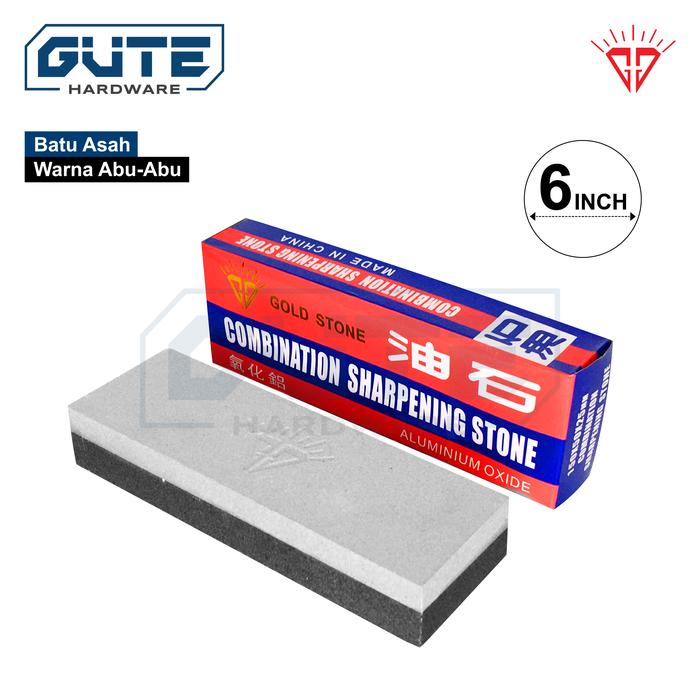 Gambar Batu Asah Pisau GOLD STONE Kombinasi Kasar Halus Harga EKONOMIS MURAH Knife - GStone 6 Inch dari Gute Hardware undefined Tokopedia