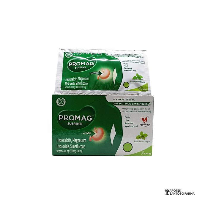 Gambar Promag Suspensi 10mL 6 Sachet dari apoteksantosoF tegal undefined Tokopedia