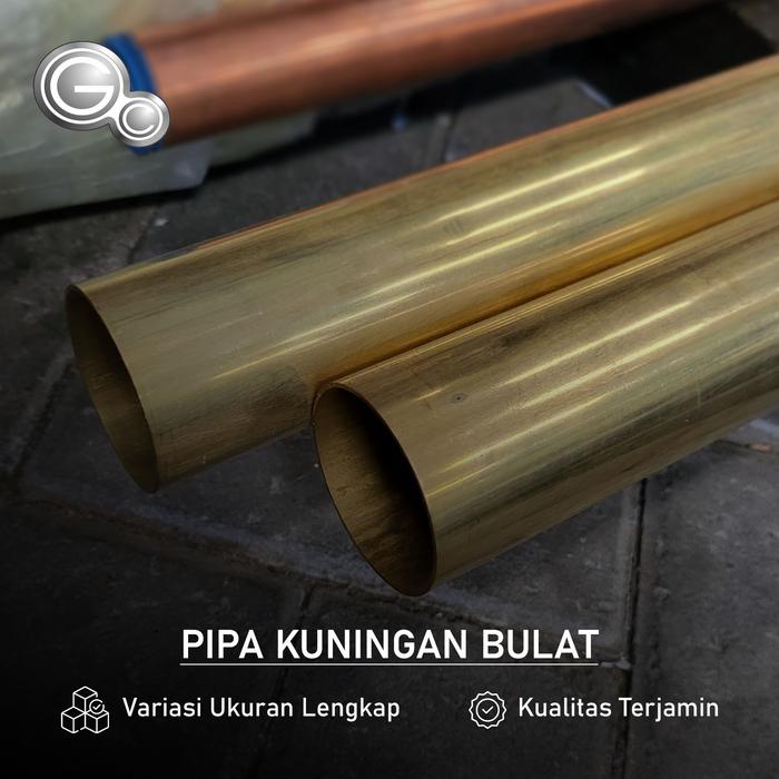 Gambar Pipa Kuningan Bulat 3/4" x 1.2MM x 5.8M - GCI Sutindo - POT 1 Meteran dari Sutindo Global Store undefined Tokopedia