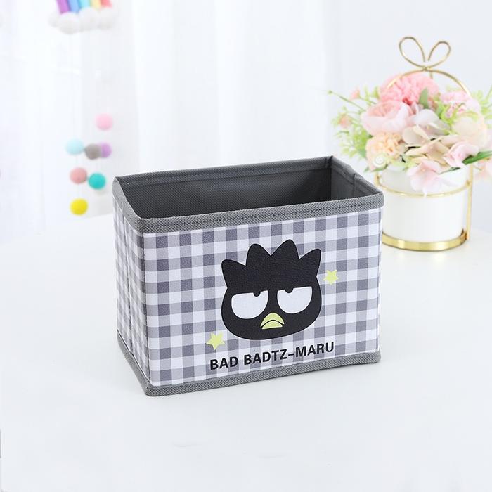 Gambar KIYO Storage Box Kotak Organizer Lipat Sanrio Kuromi Melody Cinnamoroll Pompompurin Tempat Penyimpanan Serbaguna - Bad Badtz-Maru dari Kiyo Living undefined Tokopedia