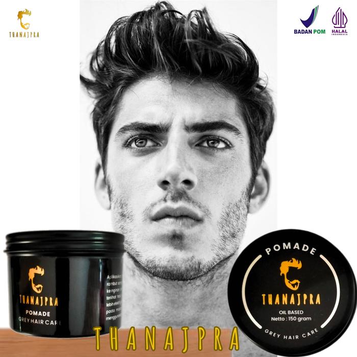 Gambar Vitamin Penghitam Rambut Alami Penghilang Uban NAJPRA Pomade Oilbased - 150 Gram dari DjoyoBlangkonOstore undefined Tokopedia