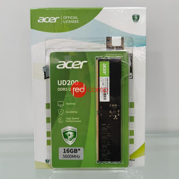 Gambar ACER DDR5 5600 MHz CL46 UD200 DESKTOP MEMORY - 16 GB dari Redcomp undefined Tokopedia