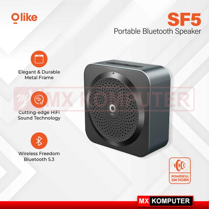 Gambar Speaker Olike SF5 Beatz Wireless Bluetooth Portable Audio - Space Grey dari MXKomputer_NEW undefined Tokopedia