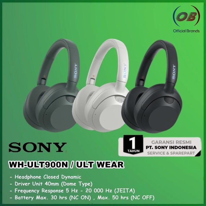【新品】ソニーSONY ヘッドホンWH-ULT900NHC(フォレストグレー SONY ソニー ワイヤレスノイズキャンセリングヘッドホン ULT