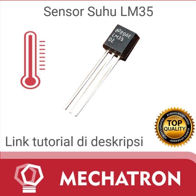 Gambar LM35 Sensor Suhu Temperature LM 35 LM-35 Arduino TO-92 - CLONE dari E-Botik undefined Tokopedia