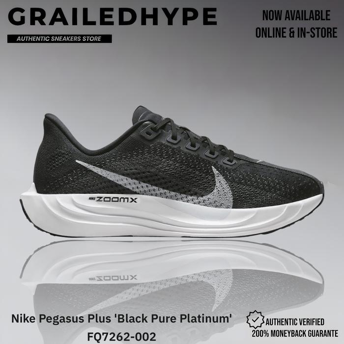 Gambar Nike Pegasus Plus Black Pure Platinum | FQ7262-002 (100% Original) - 40 dari GrailedhypeStore undefined Tokopedia