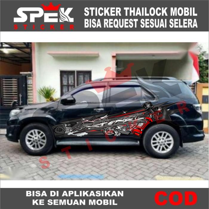 Gambar STICKER THAILOOK MOBIL BISA REQUEST SESUAI SELERA 2 - D, HOLOGRAM dari Spek Sticker undefined Tokopedia