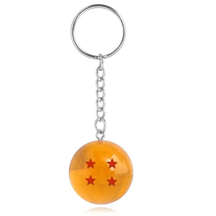 Gambar Gantungan kunci gragon ball dragonball bola naga keychain - KeyC Bintang 4 dari Cantik Hoki undefined Tokopedia