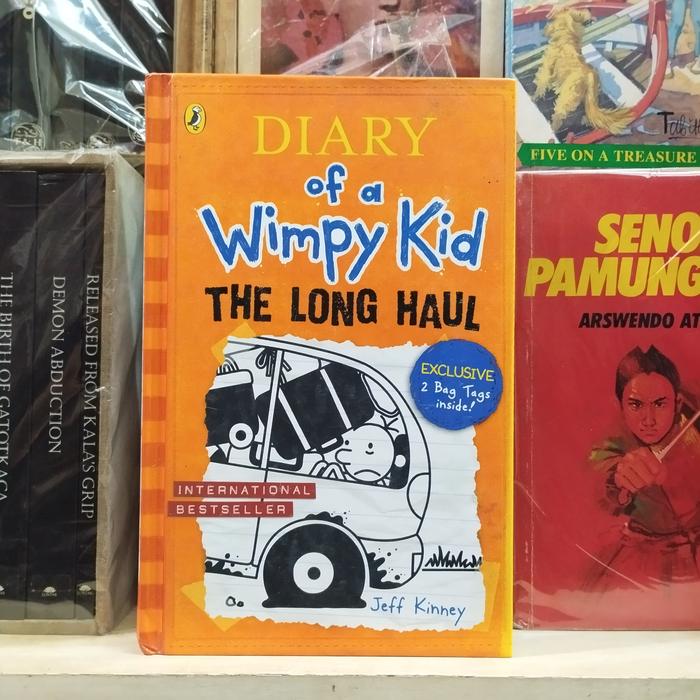Gambar Diary of a Wimpy Kid Jeff Kinney - Puffin Books Hardcover - The Long Haul dari Khalisa Bookstore undefined Tokopedia