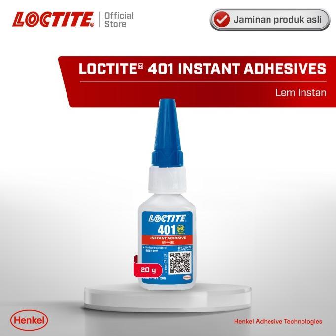 Gambar Ready || Henkel Loctite 401 Instant Adhesive Lem Instan Lem Super Glue 20 Gr - 401 dari Diah Collection 2 undefined Tokopedia
