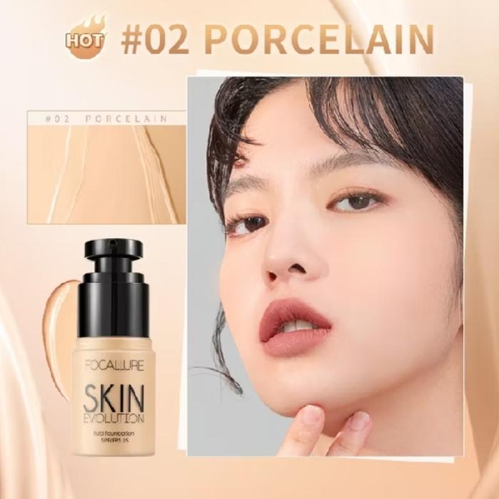 Gambar focallure skin evolution foundation - 02 porcelain dari mimacolection undefined Tokopedia