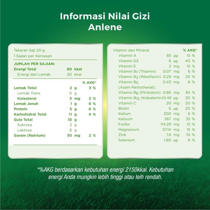 Gambar Promo Anlene Vanilla Sachet 20G [1 Renceng Isi 10] Original dari Rahmawell undefined Tokopedia