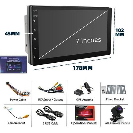 Gambar 6G+64G Android 13 Head Unit 7/9/10 Inch IPS Layer Mobil Navigasi Untuk Semua Double Din Mobil Radio - A, 6G+64G+Carplay dari BLUE SKY PRO undefined Tokopedia