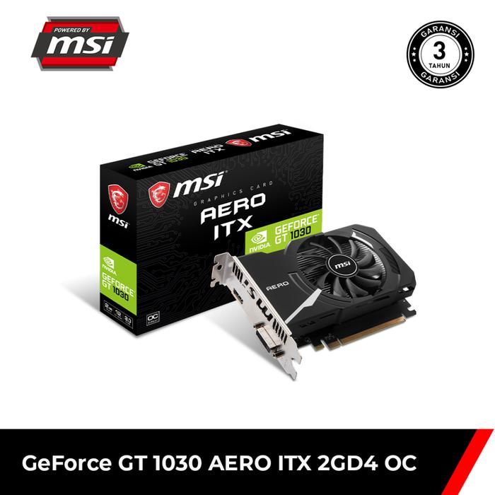 2gb Ddr4 Nvidia Gt 1030 Aero Itx Msi Vga Geforce Gt 1030 Aero Itx