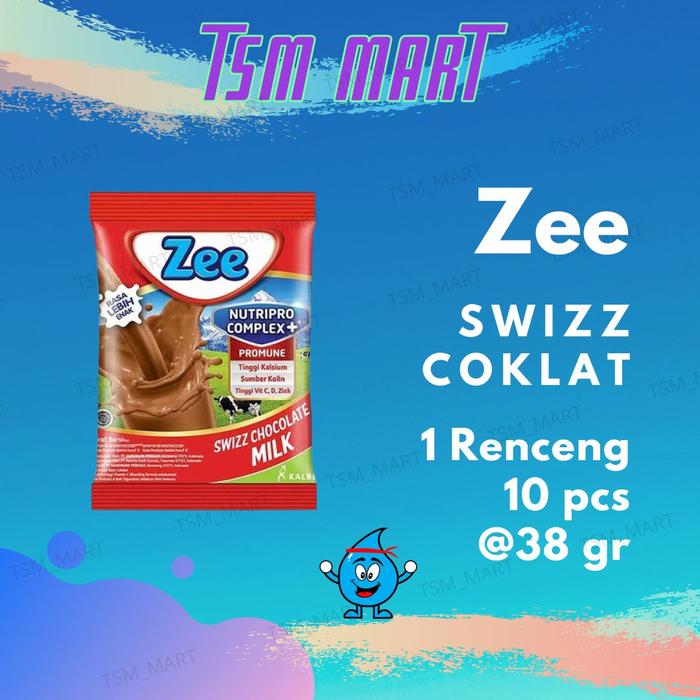 Gambar Zee Sachet Swizz Coklat Renceng (10 pcs x 38 gr) Susu Bubuk Anak Sehat Enak dan Bernutrisi dari TSM MART_NEW undefined Tokopedia