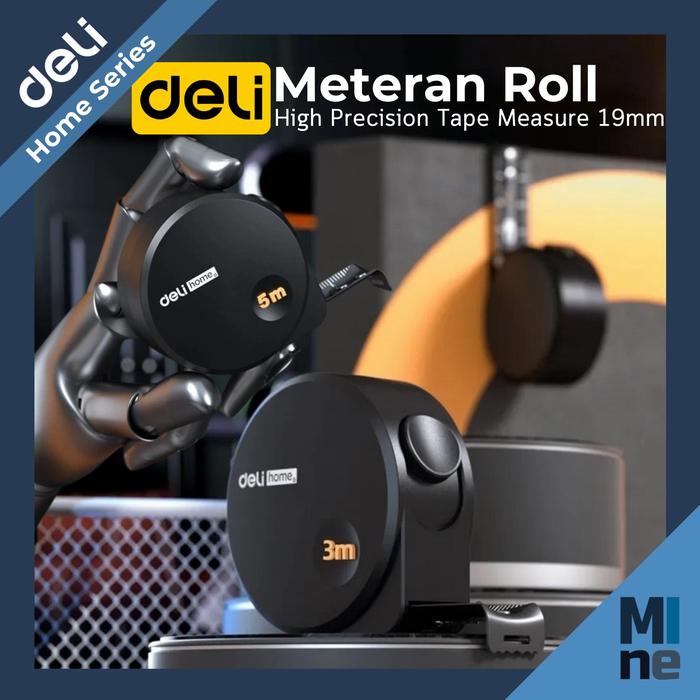 Gambar DELI Home Meteran Roll High Precision Self Lock Tape Measure 16mm 3M 5M - 3 Meter dari Mine Space undefined Tokopedia