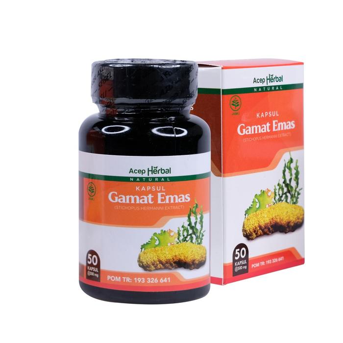Gambar Jelly Gamat QnC Ekstrak Teripang Emas Asli 100% Original - Gamat Kapsul dari Ridwan Herbal_NEW undefined Tokopedia