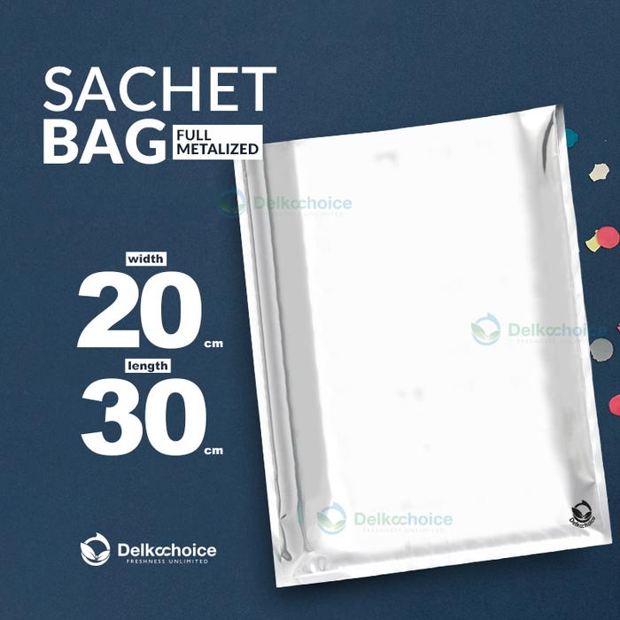 Gambar PLASTIK KEMASAN SACHET ALUMUNIUM FOIL | SACHET SASET FOIL SATUAN - 20CM X 30CM dari Delkochoice Indonesia undefined Tokopedia