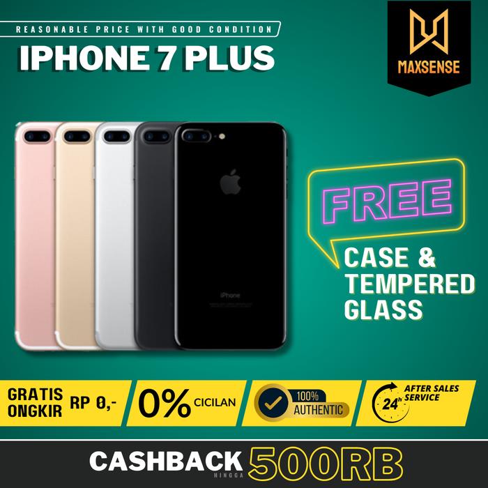 Gambar iPhone 7 Plus 256GB 128GB 32GB Second Resmi iBox Fullset - EX INTER 32GB dari Maxsense Store undefined Tokopedia