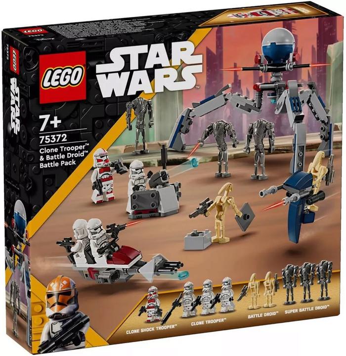 Gambar LEGO Star Wars 75372 Clone Trooper & Battle Droid Battle Pack dari Top Bricks & Toys undefined Tokopedia