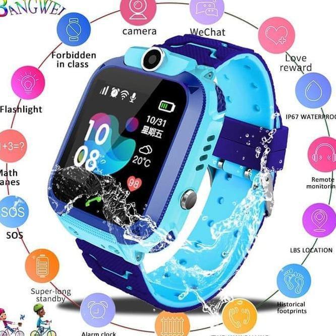 Gambar Tahan Air!! Waterproof Jam Tangan Anak Smart Watch Imoo Anti Anak - Z5 BIRU dari erna desiani undefined Tokopedia