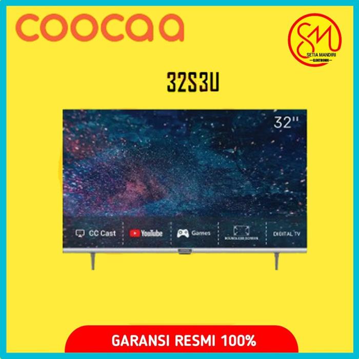 Gambar KARGO - COOCAA 32S3U Smart LED TV 32 Inch HD Digital DVB WiFi Hdmi Layar - 32S3U dari Setia Mandiri Elektronik undefined Tokopedia