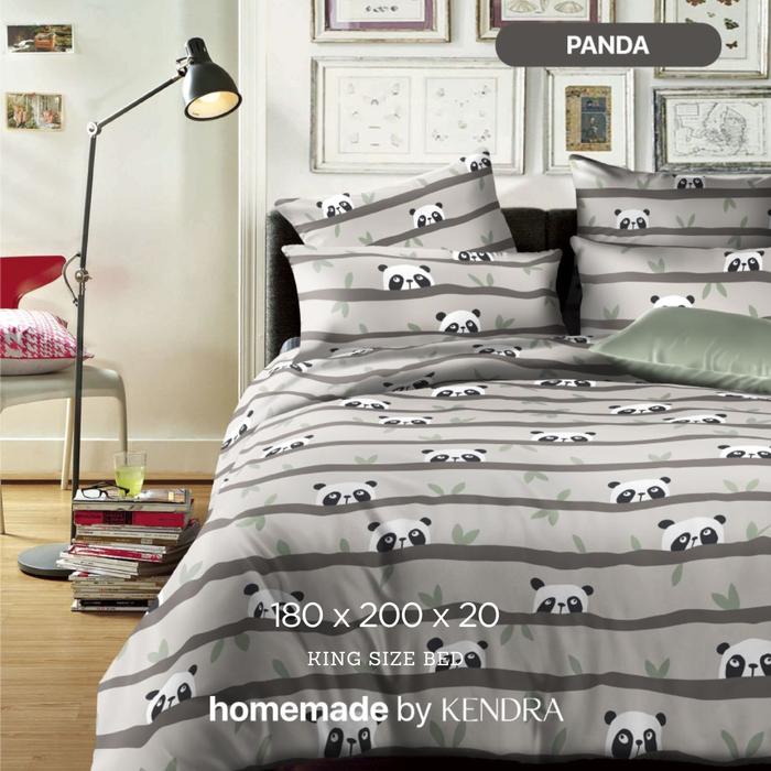 Gambar Part 2  Homemade by Kendra Sprei Set 180x200x20 King Size Bed [T20] - Panda dari Kendra Indonesia undefined Tokopedia