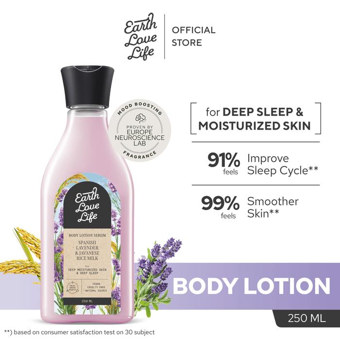 Gambar Earth Love Life East Body Lotion Serum 250ml | Balinese Bamboo & Oriental Mint | Spanish Lavender & Javanese Rice Milk | Javanese Moringa & Balinese Starfruit | Rose & East Nusa Vanilla - Ungu dari YC Cibitung undefined Tokopedia