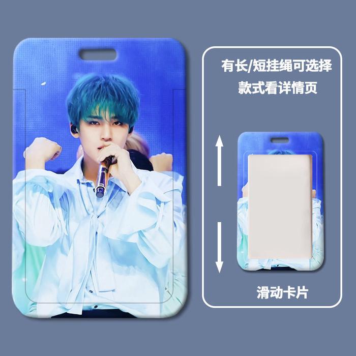 Gambar ID Card Holder Motif Kim Mingyu Seventeen Photocard Holder / Tali Gantung  /Name Tag - Mingyu 04, Panjang Random dari Snollaty undefined Tokopedia