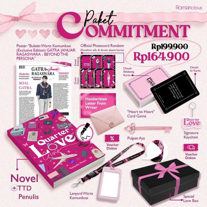 Gambar PRE ORDER - Buku Novel - Quarter Love Crisis - Itschocotwister - Romancious - Bumifiksi - COMMITMENT dari BumifiksiJogjakarta undefined Tokopedia