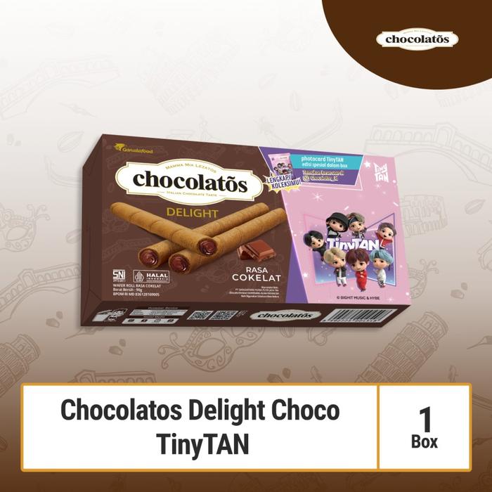 Gambar Wafer Roll * Chocolatos Delight * Wafer Rasa Coklat & Vanilla * 90g - COKELAT dari MD mandiri undefined Tokopedia