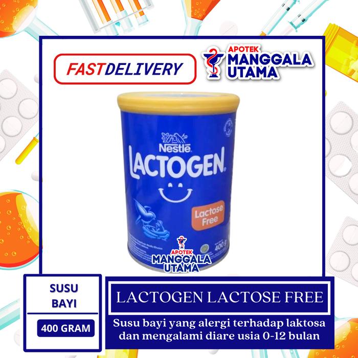 Gambar LACTOGEN LACTOSE FREE 400 GRAM dari APOTEK MANGGALA UTAMA undefined Tokopedia