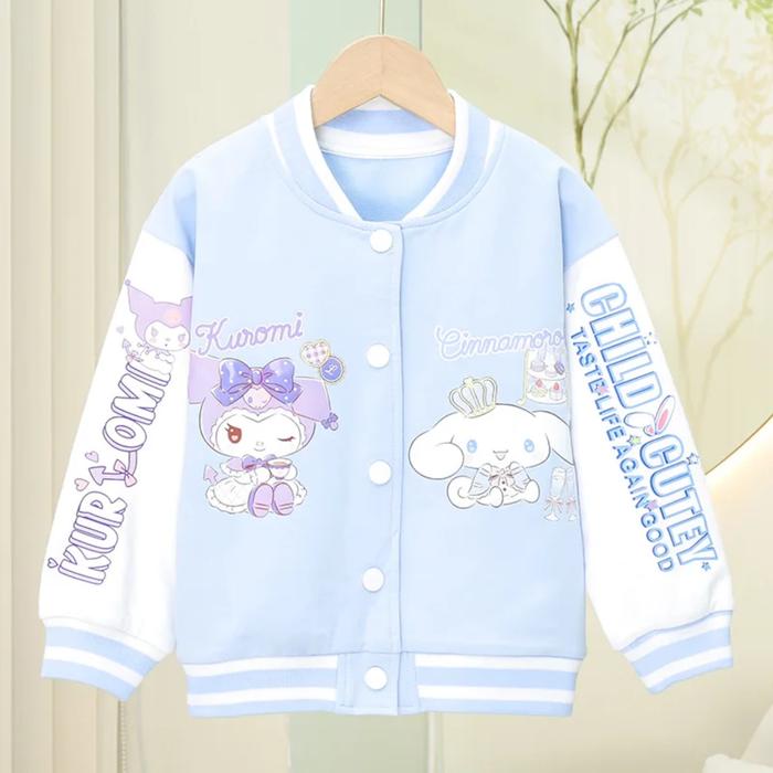 Gambar Jaket Varsity Bomber Anak Perempuan Cewek Umur 1-18 Tahun Terbaru Sweater Premium Warna Pink Lilac - Biru L.Putih, 14 dari Barry El undefined Tokopedia
