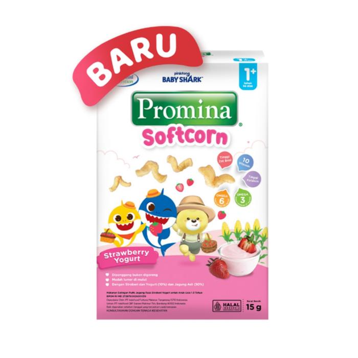 Gambar Promina Softcorn Snack Bayi 15 gram - STRAWBERRY dari Azni Supermarket Pekanbaru Riau undefined Tokopedia