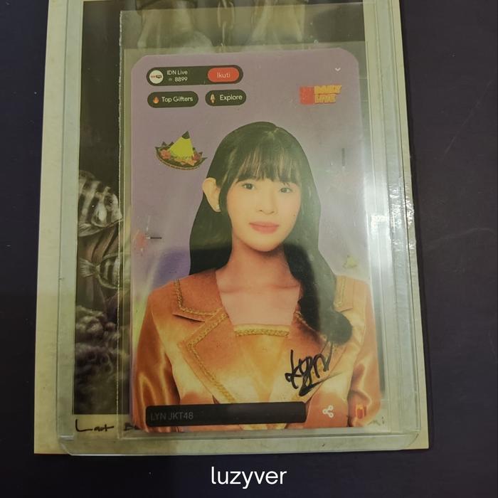 Gambar Limited Photocard with Signed Benefit Best Supporter IDN Live - Lyn JKT48 dari luzyver undefined Tokopedia