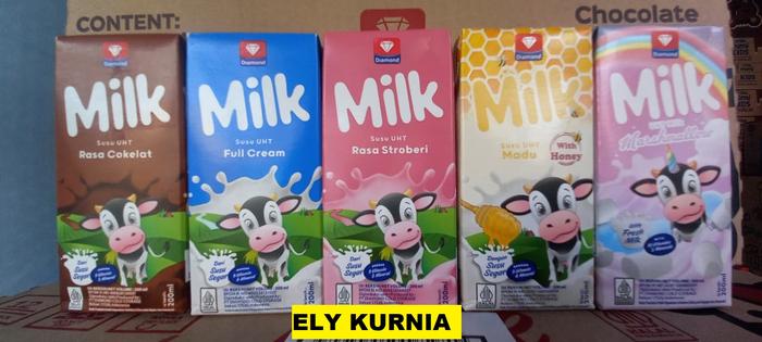 Gambar SUSU DIAMOND 200ML 1 KARTON ISI 24 - COKELAT dari Ely Kurnia undefined Tokopedia