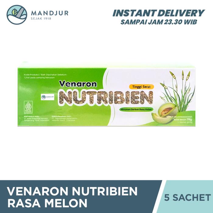 Gambar Venaron Nutribien Rasa Melon Box 5 Sachet -  Minuman Tinggi Serat dari Apotekmandjurofficial undefined Tokopedia