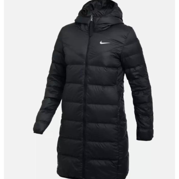 Jual Nike Reversible Windrunner Down Fill Parka Black Hitam, M