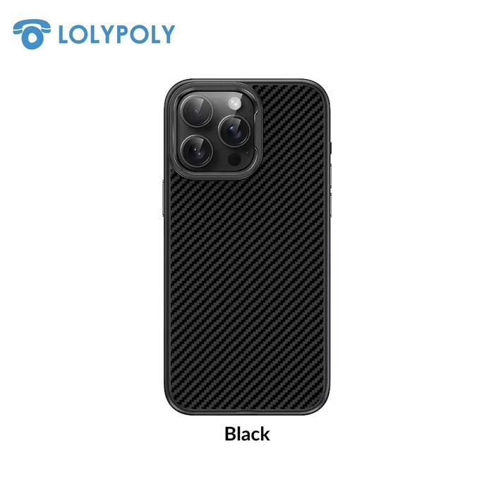 Gambar LOLYPOLY Carbon Pattern Phone Case Magsafe For IPhone 14 Pro Max Series casing Magnetic - Hitam, iP 14 Promax dari Lolypoly Indonesia undefined Tokopedia