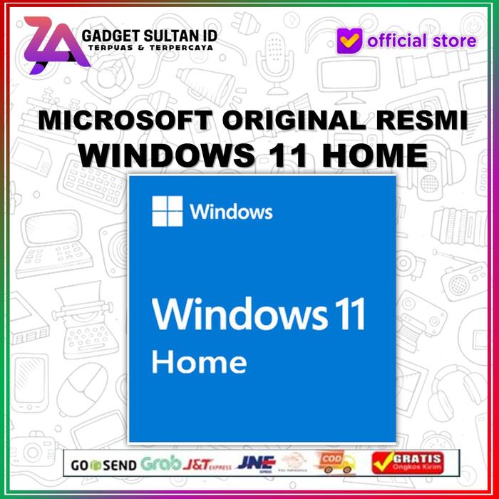 Gambar MICROSOFT WINDOWS 11 PRO LICENSE ORIGINAL MICROSOFT - WINDOWS 11 HOME dari GADGET SULTAN ID undefined Tokopedia
