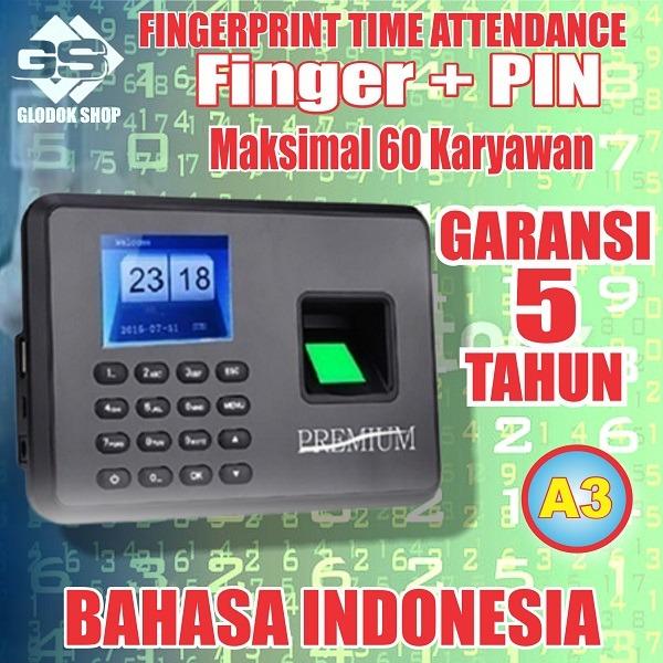 Gambar MESIN ABSENSI / MESIN ABSEN / SIDIK JARI / FINGER PRINT A3 - ABSEN 2 IN 1 dari Glodok Shop Elektronik undefined Tokopedia