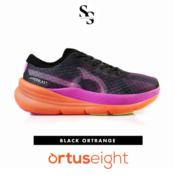 Gambar Sepatu Ortuseight Hyperblast 1.3 Original Sepatu Ortus Sport Running Olahraga Lari Original - Black Ortrange, 45 dari Soleseekers. undefined Tokopedia