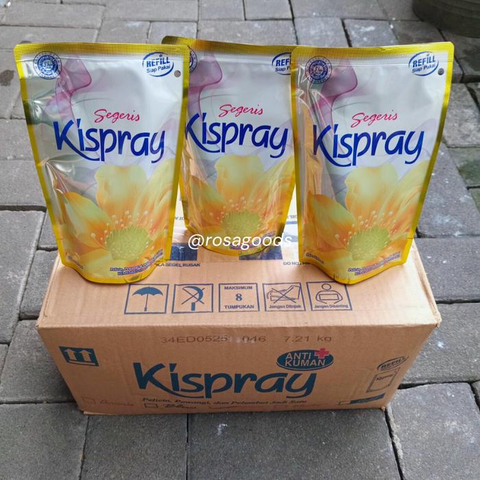 Gambar Kispray Refill Pouch All Varian Paket 3 pcs - Formula 3in1 Pelicin Pelembut dan Pewangi Pakaian - Segeris dari Rosa Goods undefined Tokopedia