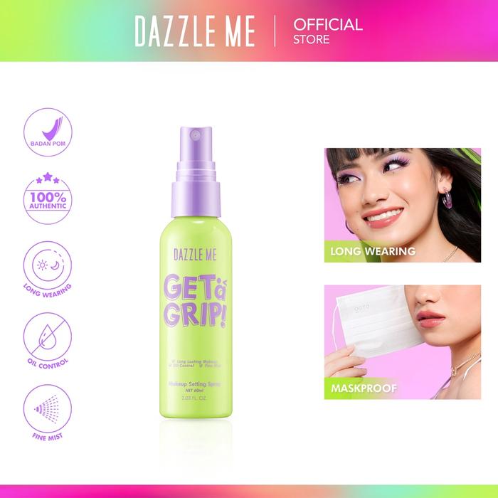 Gambar DAZZLE ME - Get a Grip! Makeup Setting Spray - Dewy Fix dari Wabi Sabi Cosmetics undefined Tokopedia